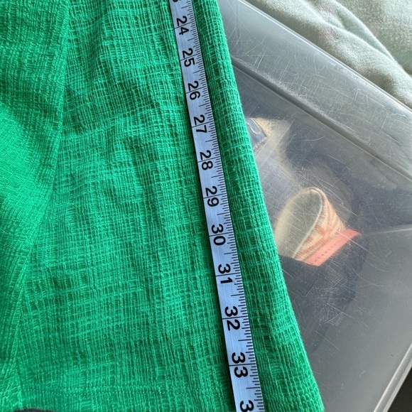 Anthropologie Maeve Fit-and-Flare Knit Dress Green XSP New Timeless Chic Classic - Picture 8 of 13